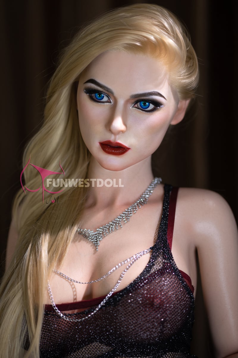 FSD019-02 Alexa 166cm F-Cup silicone sex doll realistic European face main view